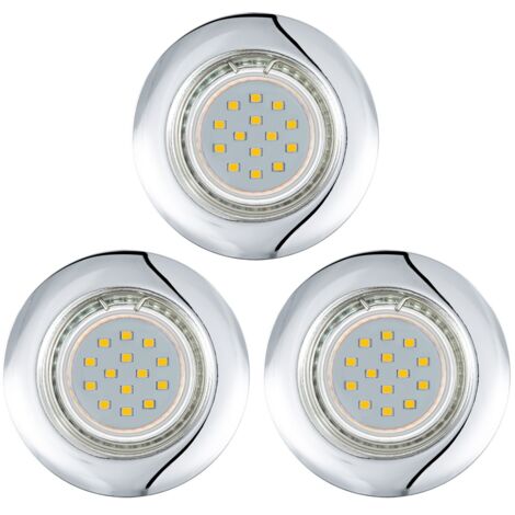Peneto Faretto Da Incasso Kit 3 x 3W Led Cromo