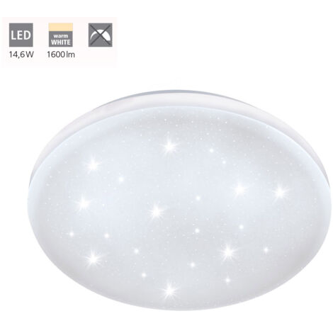 EGLO - FRANIA-S PLAFONIERA A LED DN. 33 CM. EFFETTO CRISTALLO LUCE BIANCA 97878