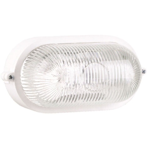 Applique Plafoniera Esterna e27 Bianco da Esterno IP 54