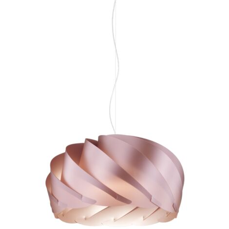 Sospensione Moderna Half Globe Polilux ® Pink Metal E Metallo Cromo 1 Luce E27