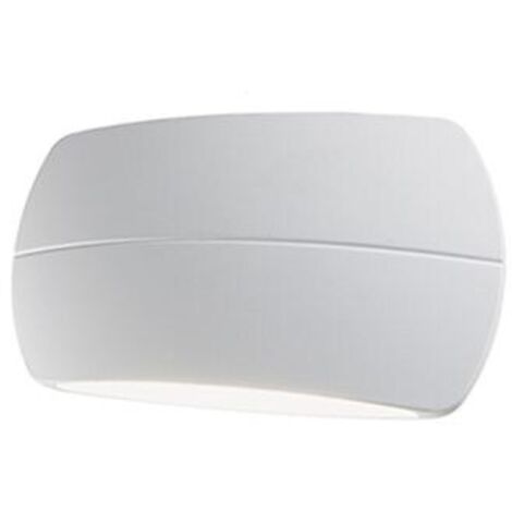 Applique Interni Esterni Led 9+9W 585 Lm 3000K In Alluminio Bianco Pillow (1/4)