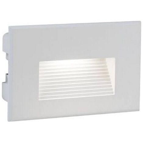 Segnapasso In Alluminio Svasato Scalinata Bianco Led 3 W 300 Lm 3000K Spina (1/5)