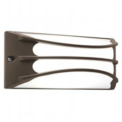 Applique Per Esterni Ed Interni In Alluminio Marrone Led 10W 700 Lm 3000K Bra (1/4)
