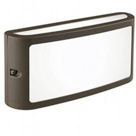 Applique Esterni Interni Alluminio Marrone Led 10 W 700 Lm 3000K Screen (1/5)