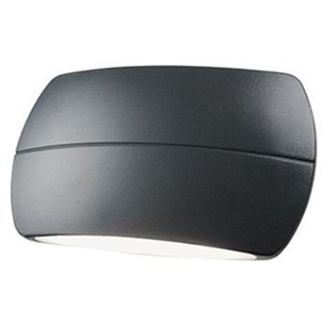 Applique Interni Esterni Led 9+9W 585 Lm 3000K In Alluminio Grigio Pillow (1/4)