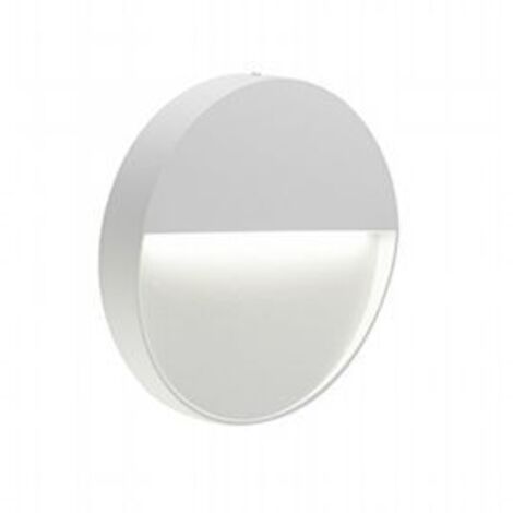 Applique Segnapasso In Alluminio Bianco Led 3W 123 Lm 3000K Piccola Geo Round (1/3)