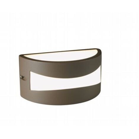 Applique Per Esterni Ed Interni In Alluminio Marrone Led 10 W 700 Lm 3000K Tibet (1/4)