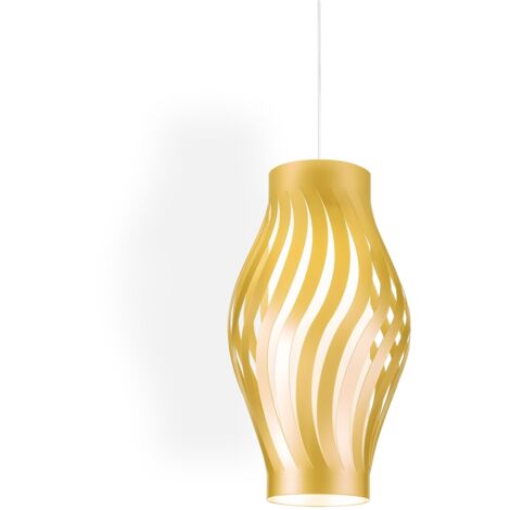 Sospensione Moderna 1 Luce Louise In Polilux Silver D60 Made In Italy