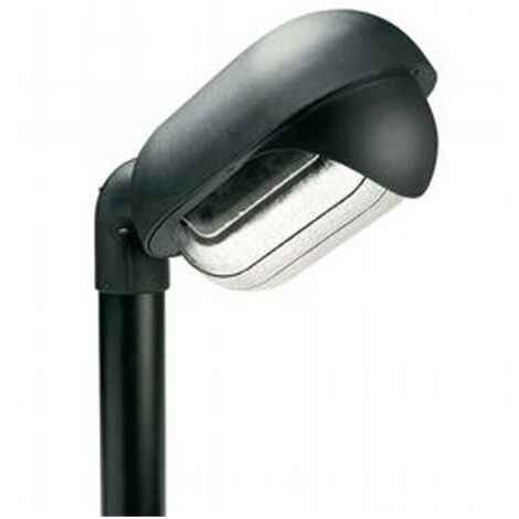 Lampada Testa Palo Ovale in Basso Colore Nero da Esterno Linea Residence Sovil
