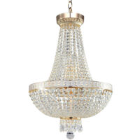 Lampadaro Contemporaneo Bella Metallo Oro 6 Luci Diffusori Metallo