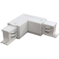 Connettore Angolare Destro Plastica Bianco