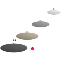 Plafoniera Moderna Disk Metallo Nero 12 Luci Gx53