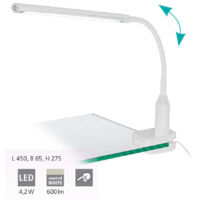 Lampada con Pinza Led Laroa 4,5W 45 x 6,5 x 27,5 h cm