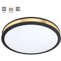 Plafoniera Moderna Pescaito Acciaio Nero Luce Led Integrato 10W