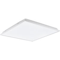 Plafoniera Contemporanea Urtebieta Acciaio Bianco Luce Led Integrato 32W Ip20