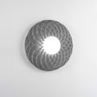 Applique Moderna Dalia Polilux ® Argento 7 Luci Gx53 6,5W 3000K