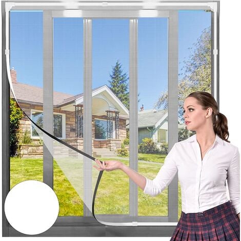 120 x 100 cm Insektenschutz, schneidbares magnetisches Fenster