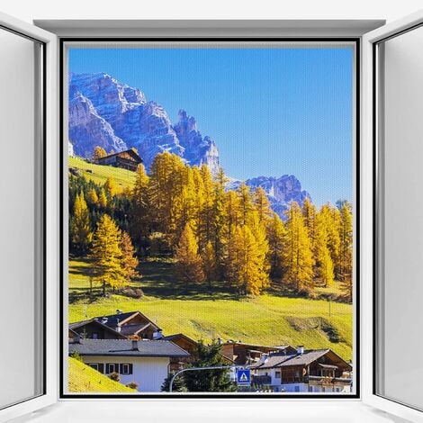 PrimeMatik - Moskitonetz für Fenster 130 x 150 cm Fliegengitter