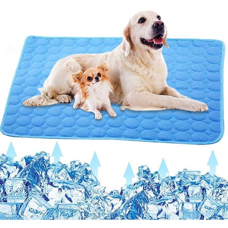 Kühlkissen für Haustiere – Kühlkissen aus kalter Seide für Hunde und  Katzen, tragbare waschbare Decken für den