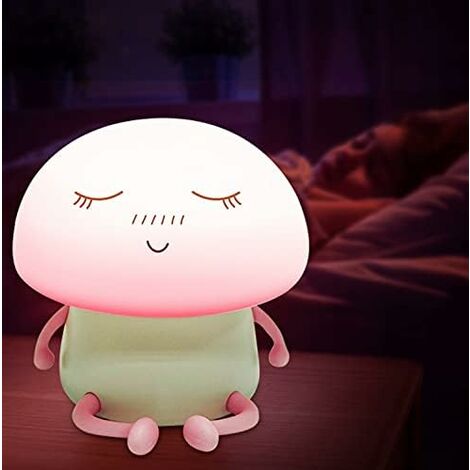 Nachtlicht Kinder Nachtlicht Baby, Tragbares LED Nachtlicht USB Silikon  Lampe für Schlafzimmer Geschenk Spielzeug Weiches Licht, Gut zum Schlafen  (Rosa)