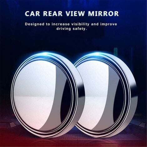 2pcs 360 Grad Drehbarer Seitenspiegel Für Tote Im Auto, Konvexer