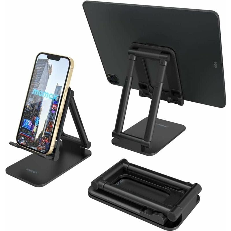 Cell Phone Stand, Phone Holder - Fully Foldable & Height Adjustable Mobile  Stand for Desk, Compatible with iPhone 14 13 12 Mini Pro Max, iPad, Galaxy,  Kindle, Switch, Phones & Tablets (4-10)
