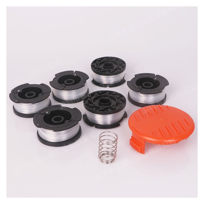 4 Pack For Black Decker Spool Cap & Spring for AFS Trimmer RC