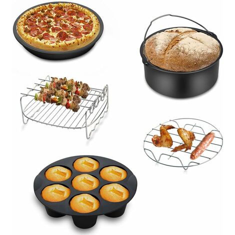 Air Fryer Accessories 6 Inch For 3.2QT-5.8QT Deep Air Fryer with