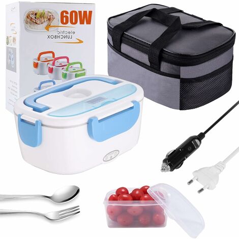 1.8L Portable Electric Hot Heated Heating Lunch Box Car Microwave Oven With  Bag