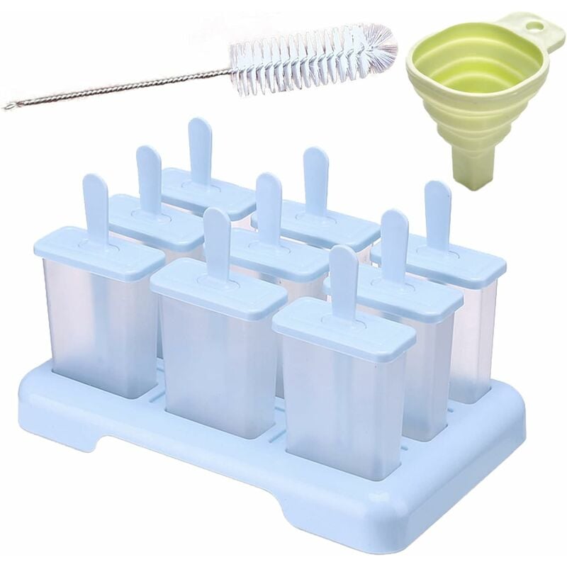 Paquete de 3 moldes de silicona para paletas de hielo, reutilizables de 12  cavidades, utensilios de cocina caseros apilables, bandejas de hielo