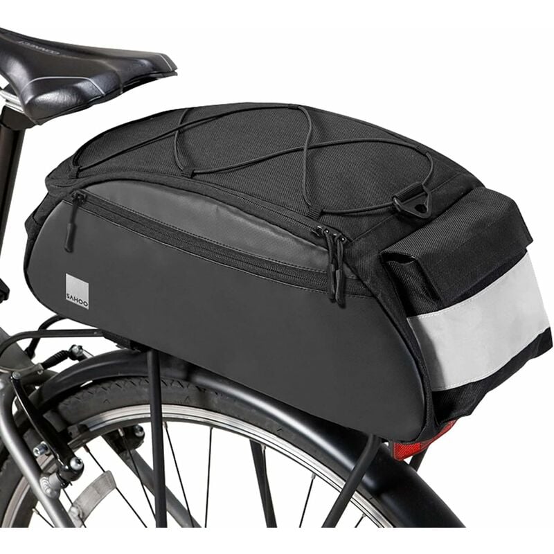 Bike Pannier Pannier Rack Wheel Bag 10L Bolsa de almacenamiento de asiento trasero de gran capacidad para ciclismo Mtb Travel Sport Gdrhvfd