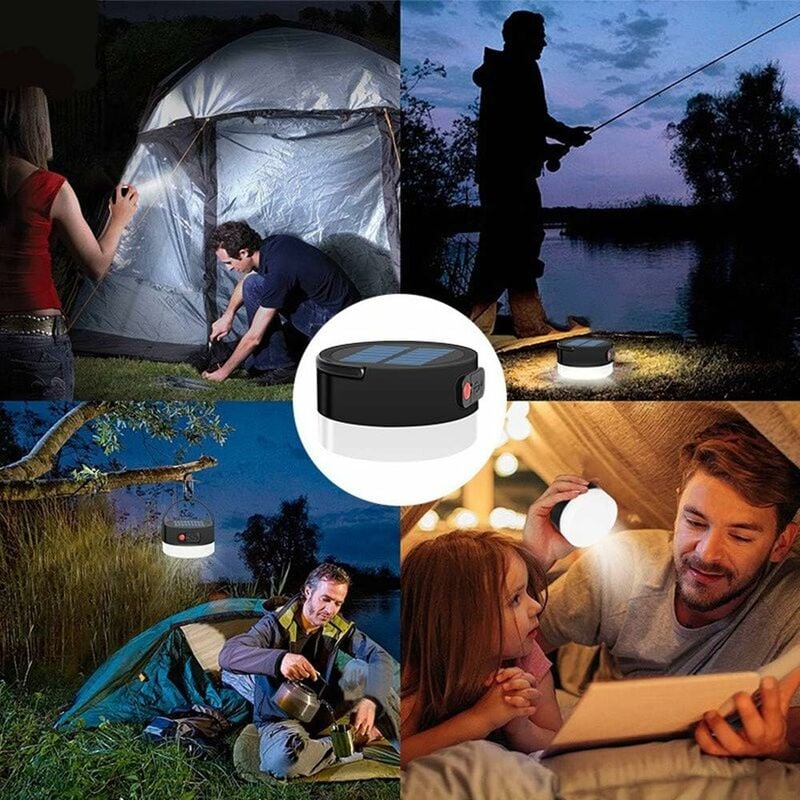 Comprar Bombilla LED recargable por USB, 80W, para acampar al aire libre,  pesca nocturna, iluminación de emergencia, 1 ud.