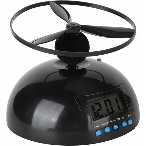 Reloj despertador digital de viaje con temporizador LCD con calendario  plegable, temporizador de temperatura, modo de repetición, funciona con  pilas