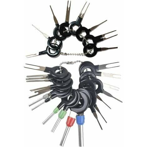 26er-Pack Abzieher-Werkzeug für Auto-Elektrokabel, Crimp-Stecker-Pin- Abzieher-Set für die Autoreparatur