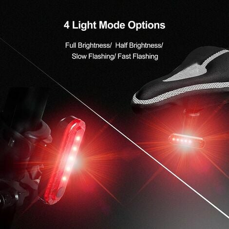2er Pack LED-Sicherheitslicht, Lauflicht, Rucksacklicht, Fahrrad-Rü