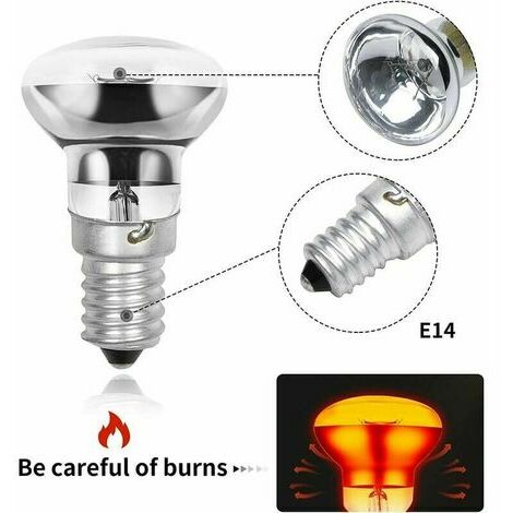 R39 E14 40 W Lava-Lampen, kleine Edison-Schraube, SES-Reflektor,  Lava-Lampen, warmweiß 2800 K