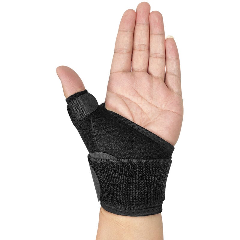 Férula estabilizadora de pulgar y muñeca para pulgar BlackBerry, dedo en gatillo, alivio del dolor, artritis, tendinitis, esguince y soporte del túnel carpiano,(Paquete de 1), 13.8'' x 6.3''