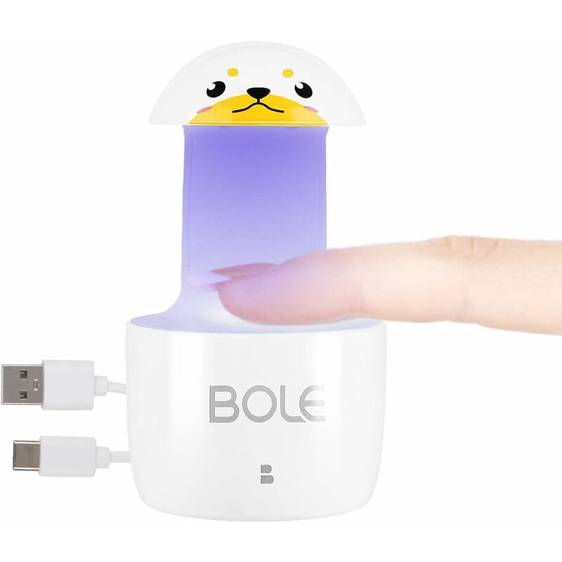 Mini lámpara de uñas UV de 5 W, esmalte de uñas de gel, lámpara de gel UV LED USB, lámpara de secado rápido de 90 segundos para niñas y mujeres, utilizada en el hogar y salón de uñas