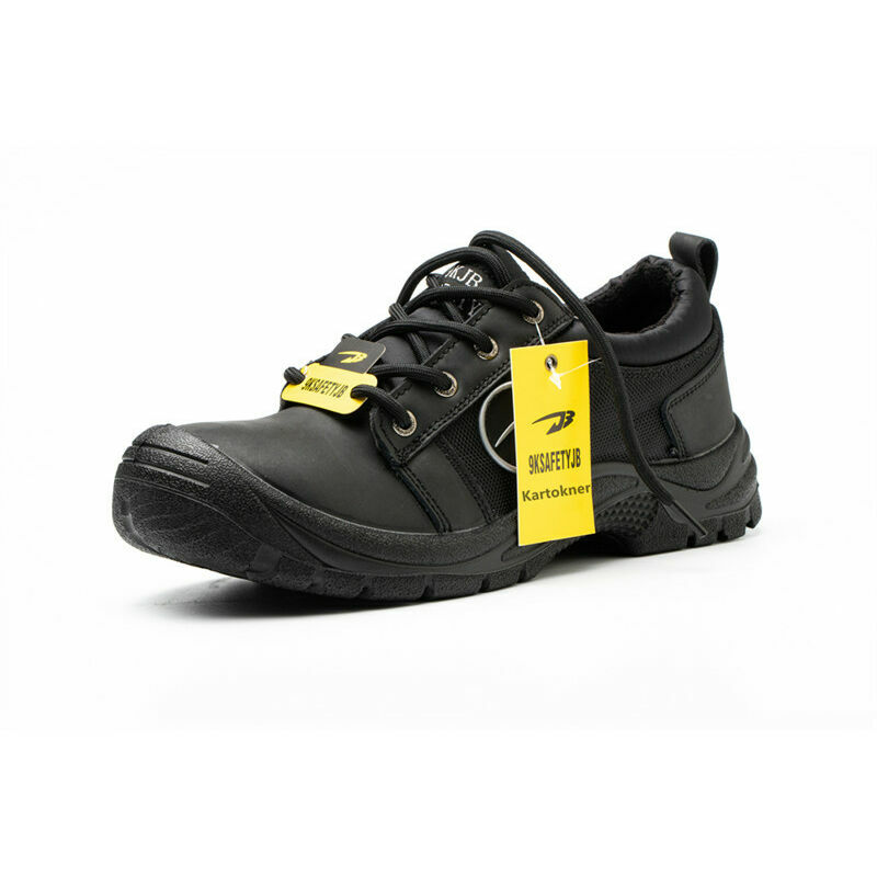 Zapatos de Seguridad Bajos Transpirables Piel Impermeable Negro Mixto: Hombre y Mujer (Talla: 40 Negro)