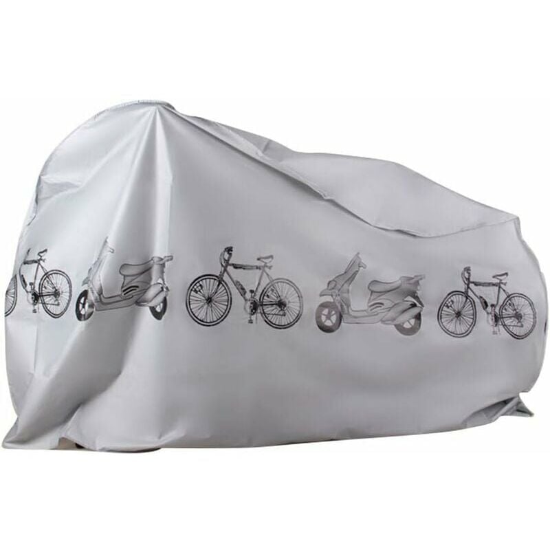 Funda protectora para bicicleta, bolsa para bicicleta, funda para bicicleta de montaña, funda para bicicleta de montaña, protección UV, funda para bicicleta de montaña (gris), kueately