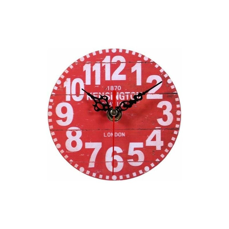 Reloj de pared silencioso con números romanos HOMCOM 60x4x60 cm negro