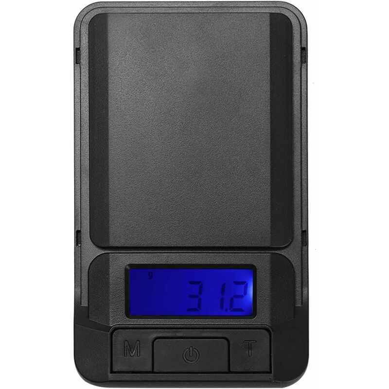 COZEVDNT Báscula de precisión, 500G/0.01G, Báscula de cocina, Digital  portátil con pantalla LCD y