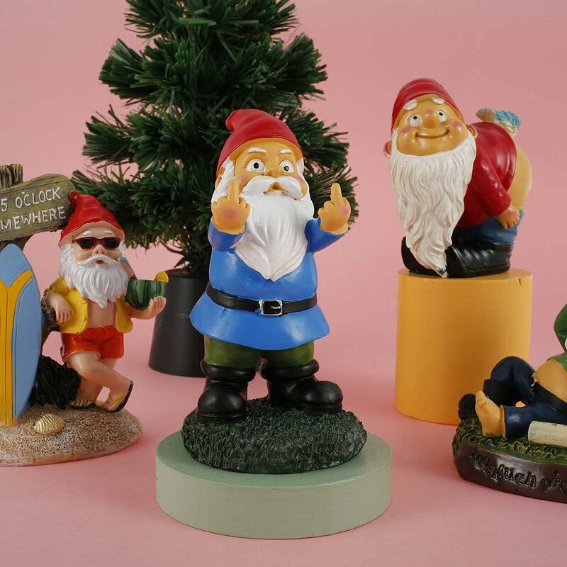 Estatua de gran duende de jardín, decoración del hogar realista, figuras de  resina de duende grande para vacaciones de Navidad : : Hogar y  Cocina