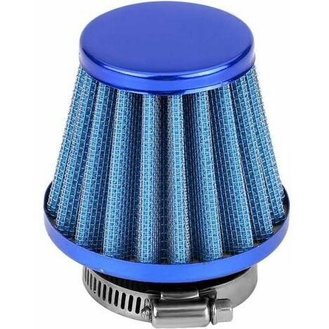 DRIVE - WNGJS 38 mm Filtro de aire de cono redondo universal Kit de  inducción de admisión de aire frío automático para motocicleta todoterreno  ATV Four Pit Bike (azul)