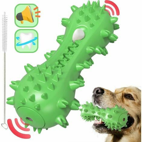 Juguete masticable para perros, juguetes interactivos para perros, juguete  masticable con cepillo de dientes para perros, juguete interactivo  indestructible con cepillo de dientes de cocodrilo