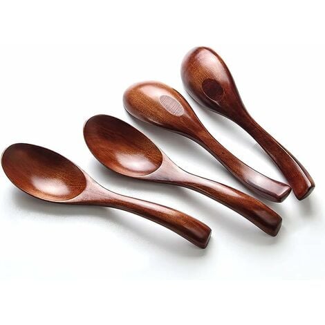 Set cucharas para cocina madera 4 pzas