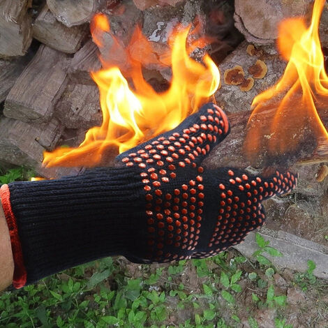 Set de Guantes Para Barbacoa Resistentes Al Calor Garras guantes cocina y  horno