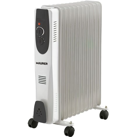 KESSER® Radiador de aceite Calefacción eléctrica 2500W Radiador de aceite  eléctrico 11 aletas / 2500W +