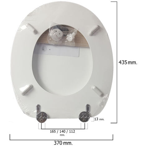 Tapa Wc  Blanco Caida Amortiguada