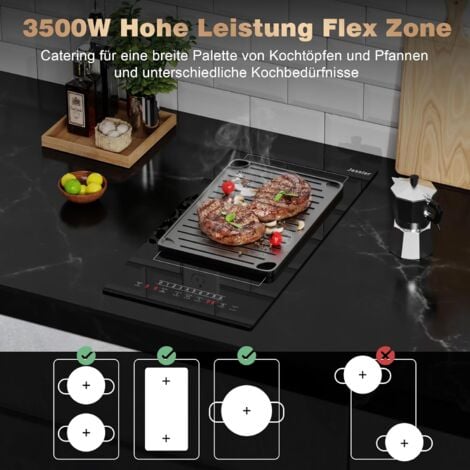 Sujet Blanc Composé Plaque Induction Blanche 2 Feux France Glorieux Rationnel Ch